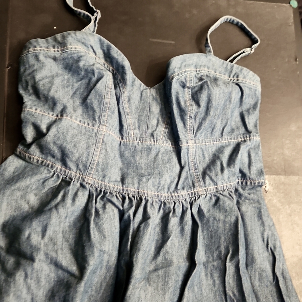 Express denim dress Small